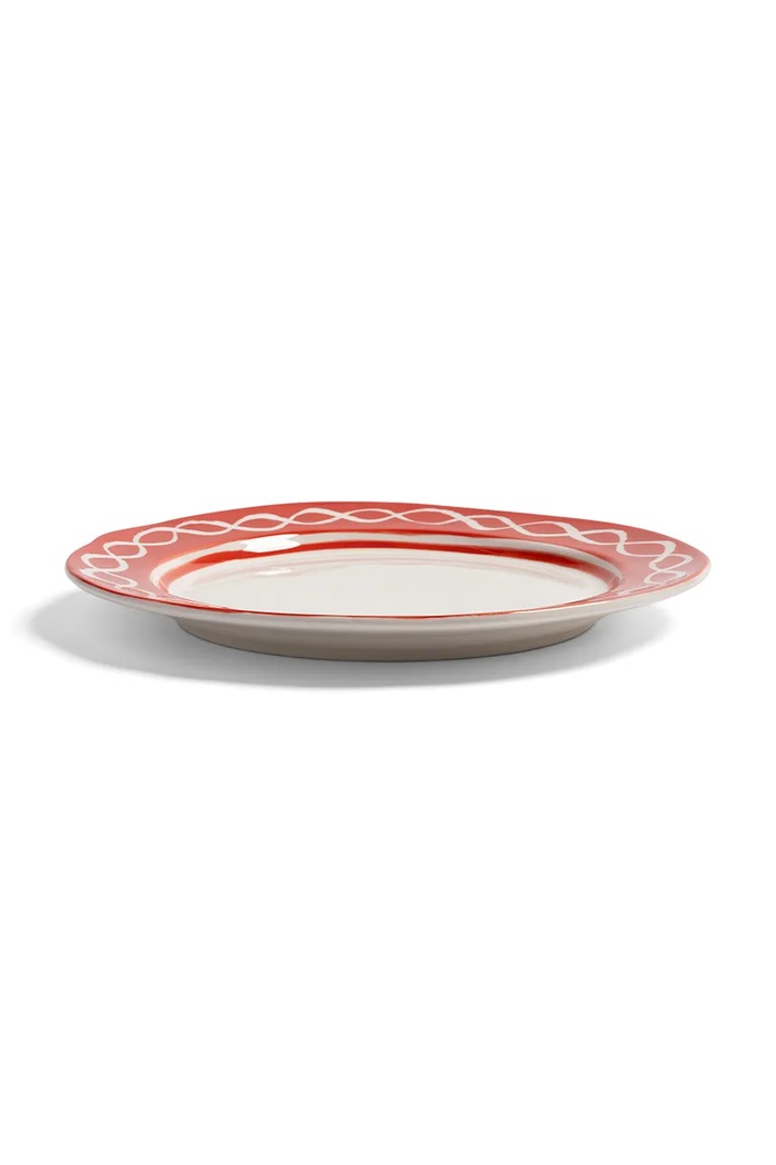 &k amsterdam zestaw talerzy deserowych festivo M/22,5 cm 2192.03 brązowy AA00