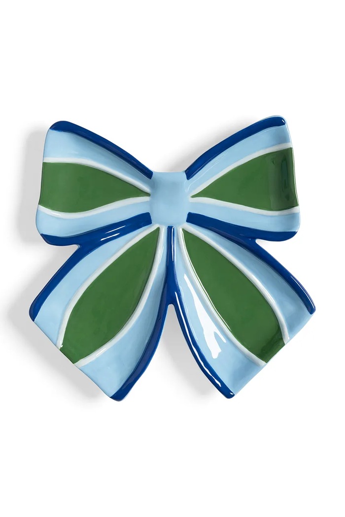 &k amsterdam piatto decorativo ribbon 22 x 22 x 3,5 cm multicolore 2797.44