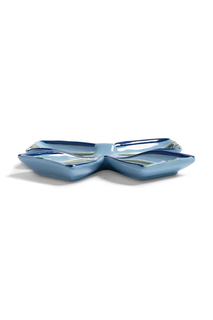 &k amsterdam piatto decorativo ribbon 22 x 22 x 3,5 cm 2797.44 multicolore AA00