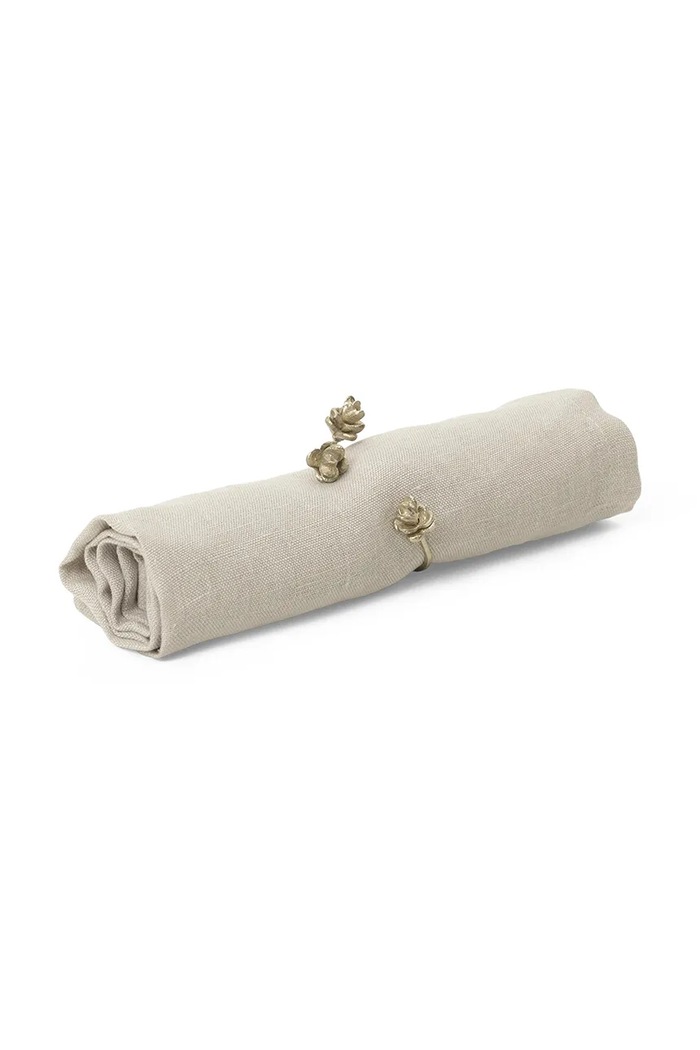 Ferm Living Krúžky na obrúsky ferm LIVING 4-pak 1104267401 žltá AA00