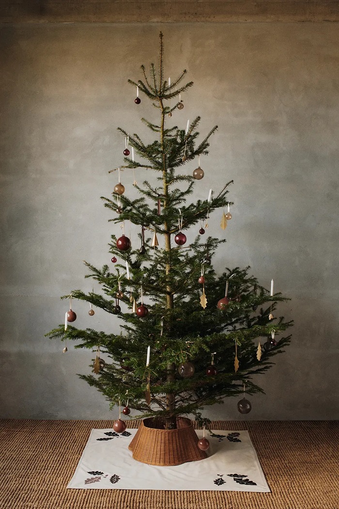 Palle di natale M pacco da 3 Ferm Living rosa 1104271814