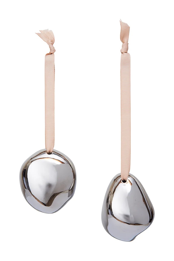 Ozdoba na vánoční stromeček ferm LIVING 2-pack šedá 1104271964
