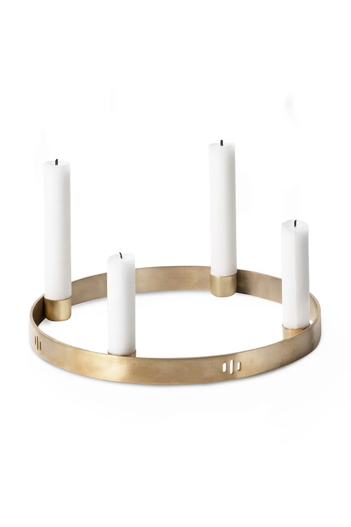 Декоративный подсвечник ferm LIVING S бежевый 5725