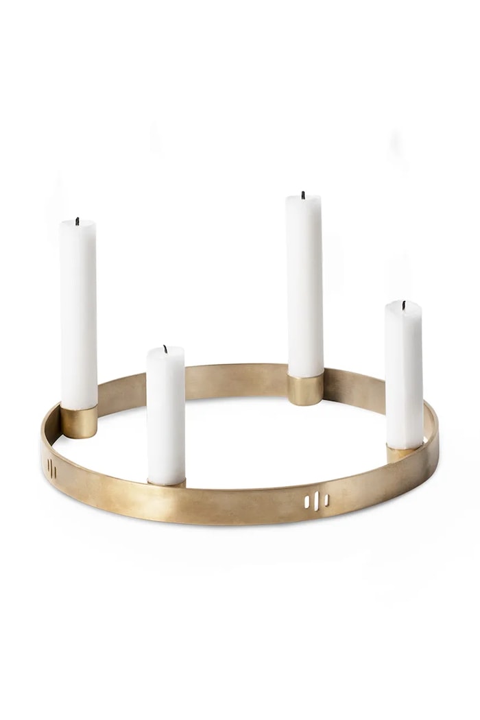 Декоративный подсвечник ferm LIVING S бежевый 5725