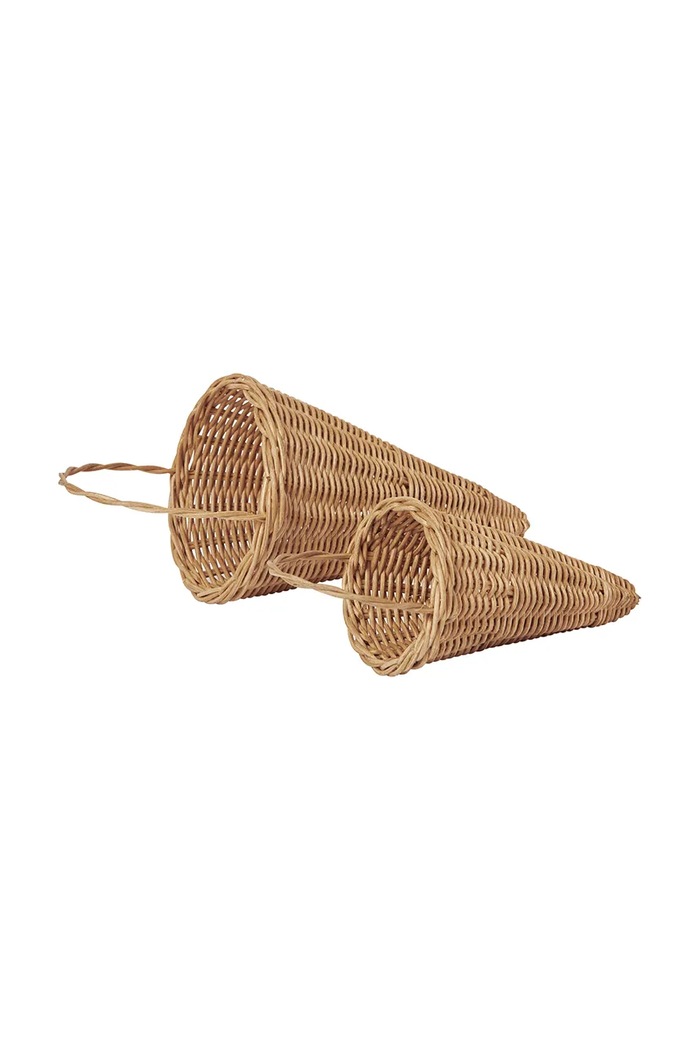 Vánoční dekorace ferm LIVING 2-pack 1104271817 béžová AA00