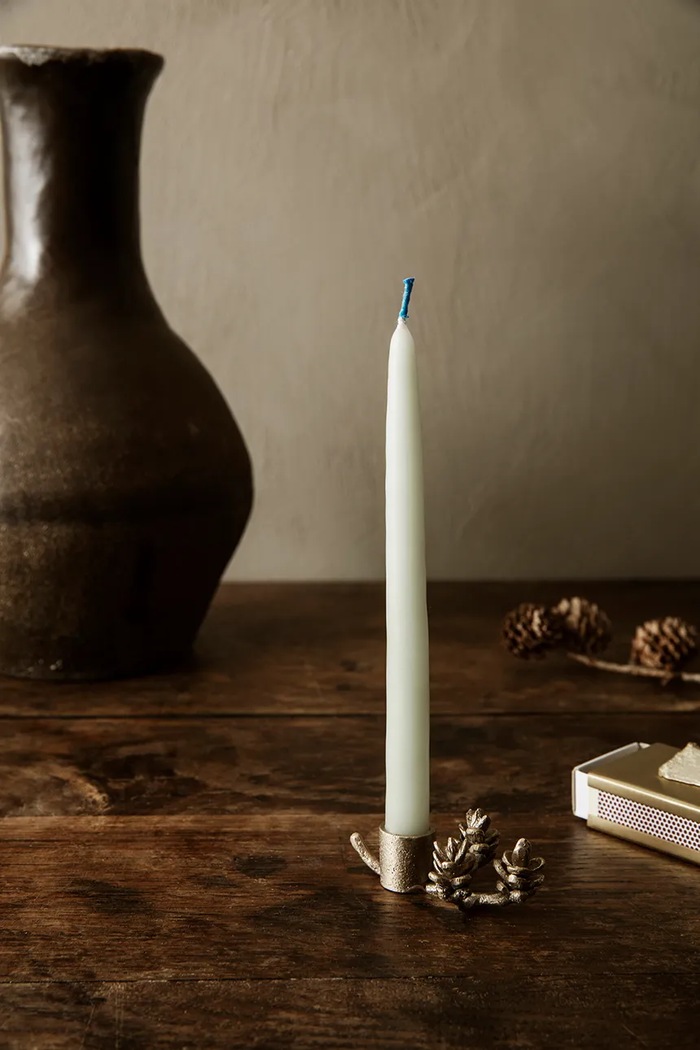 Lifestyle Dekorativní svícen ferm LIVING 1104264685 hnědá