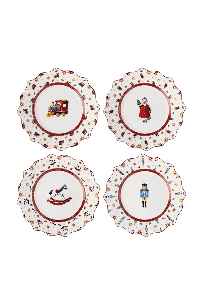 Set tanjura Villeroy & Boch Toy's Delight Anniversary Edition 2025 24 cm 4-pack šarena 14.8585.8815
