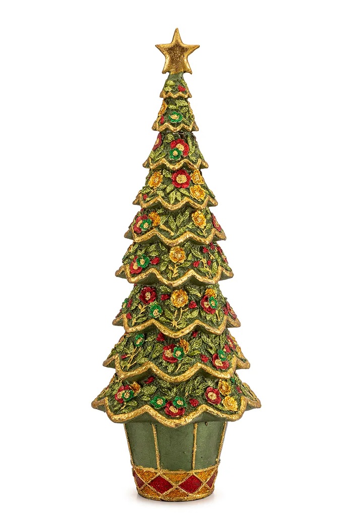 Декоративна елха Palais Royal 33 cm зелен 1025029.