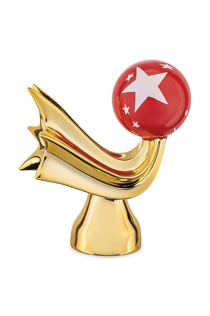 Alessi figurka dekoracyjna Happy Eternity 8 x 9 x 5 cm żółty AGJ01.5