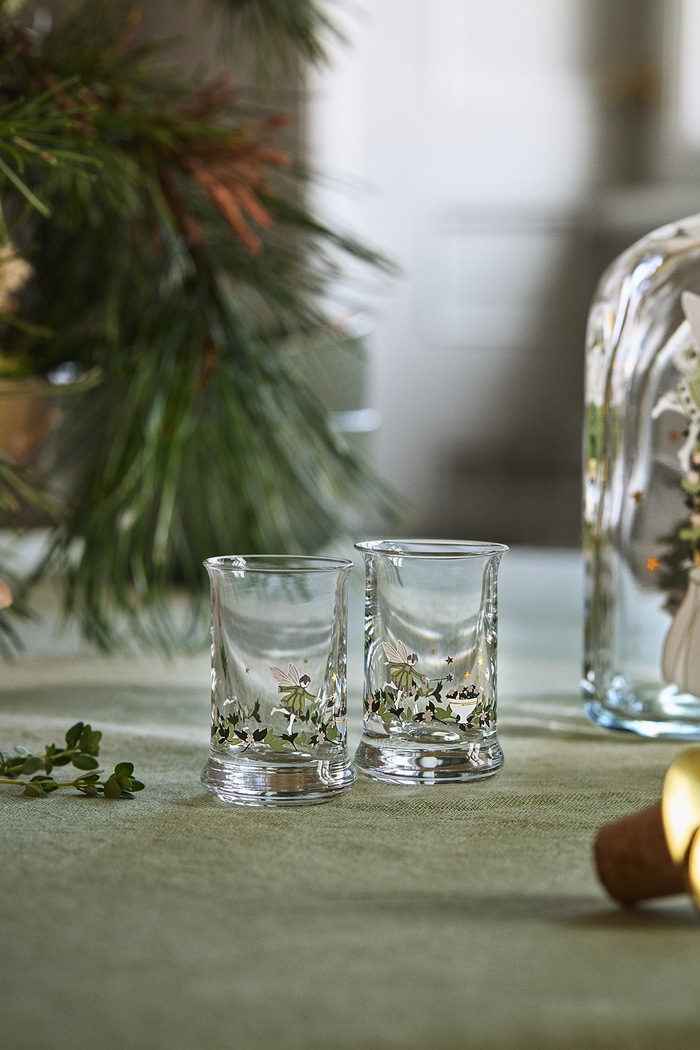 Holmegaard Zestaw kieliszków do shotów świątecznych ze szkła 2-pack Christmas 2026 4800631 transparentny AA00