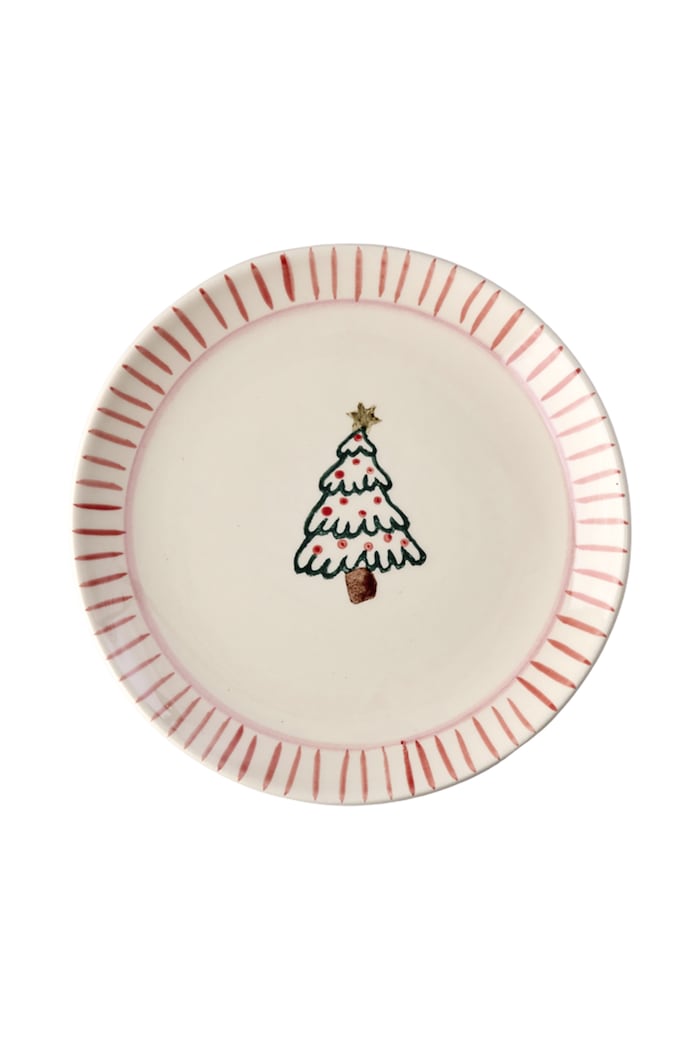Rice Talerz świąteczny z ceramiki 15 cm biały XCECP.HPTREE