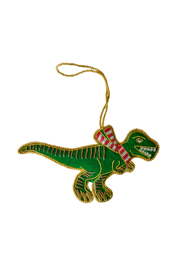 Rice Zawieszka choinkowa z materiału tekstylnego 14 x 8 cm żółty XHAN.TREX