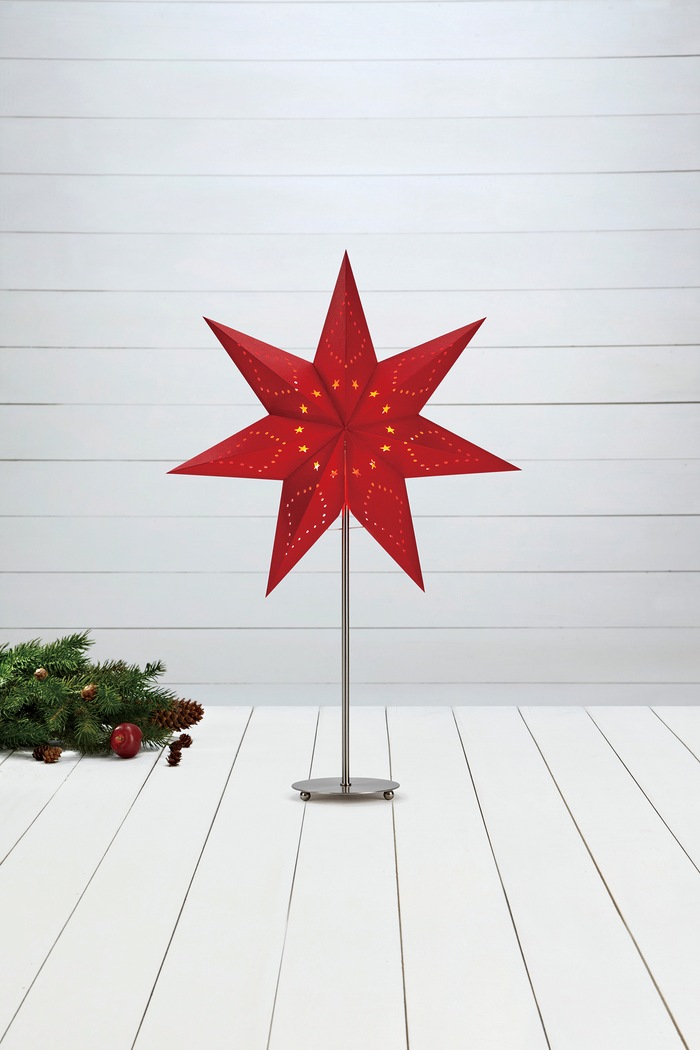 Markslöjd Dekoracja świąteczna LED z papieru 69 x 15 x 45 cm 8813.13 czerwony AA00
