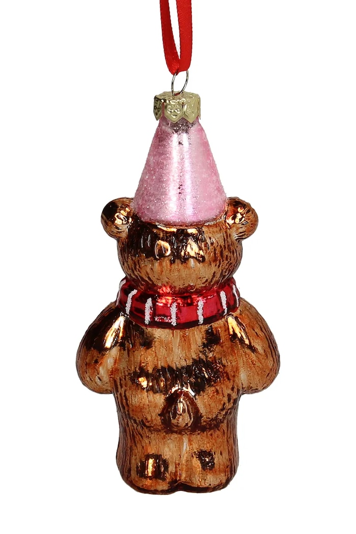 Zawieszka choinkowa ze szkła 11 x 4 x 6 cm MAS.9191 multicolor AA00