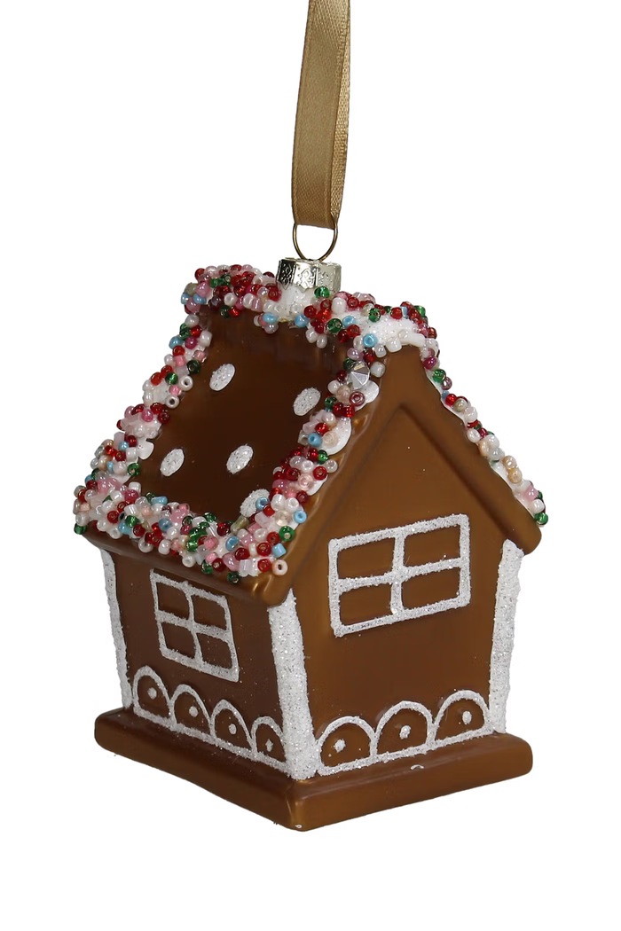 Zawieszka choinkowa ze szkła 9 x 6 x 6 cm MAS.9171 multicolor AA00