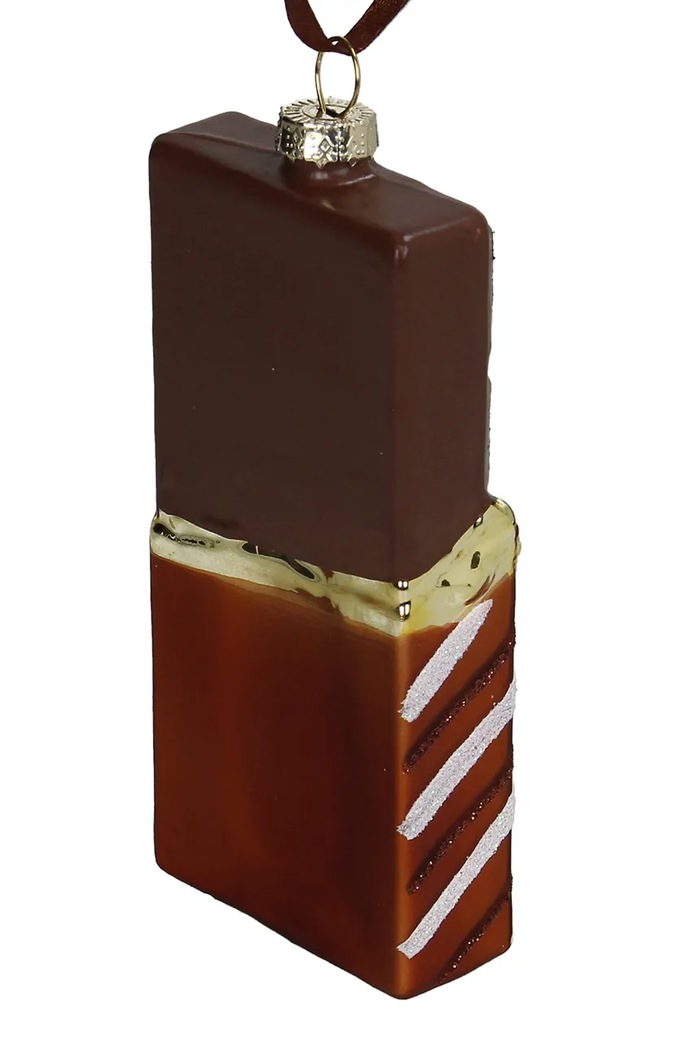 Zawieszka choinkowa ze szkła 12 x 2 x 5 cm MAS.9064 multicolor AA00