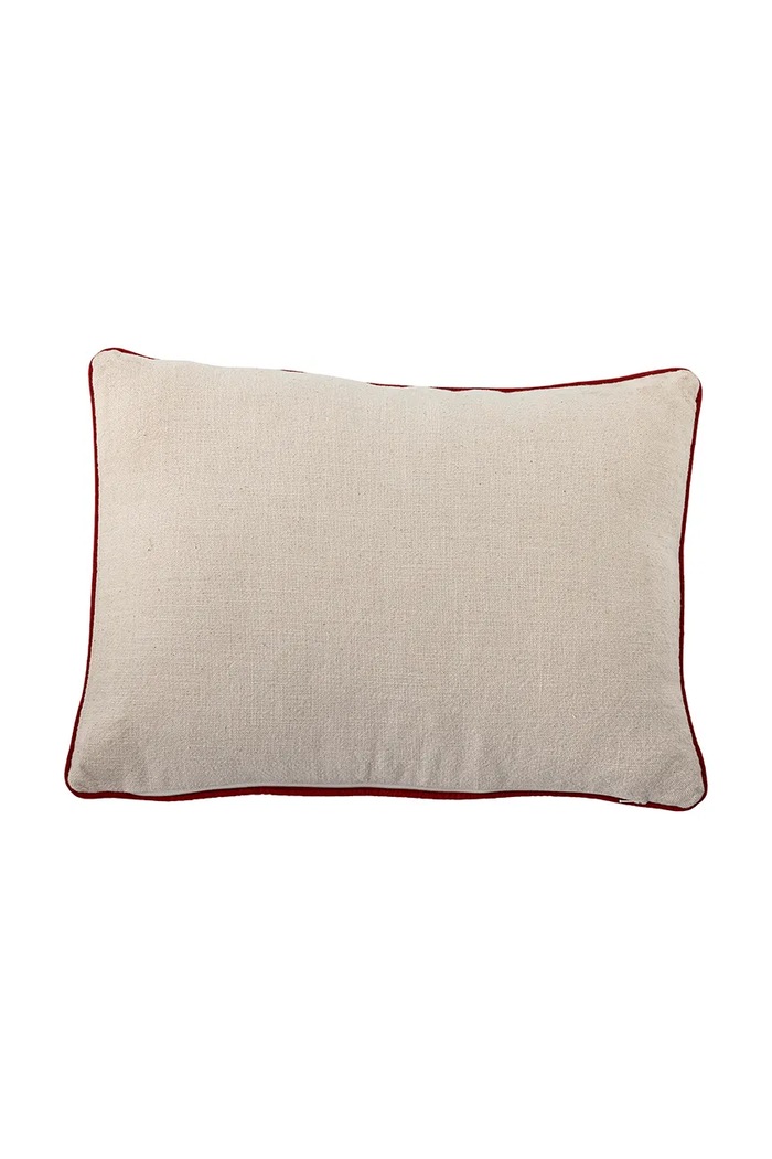 Bloomingville Poduszka świąteczna bawełniana Ornamentia 50 x 35 cm 82063302 czerwony AA00