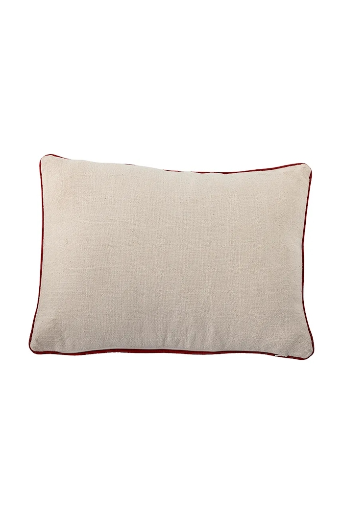 Bloomingville Poduszka świąteczna bawełniana Ornamentia 50 x 35 cm 82063302 czerwony AA00