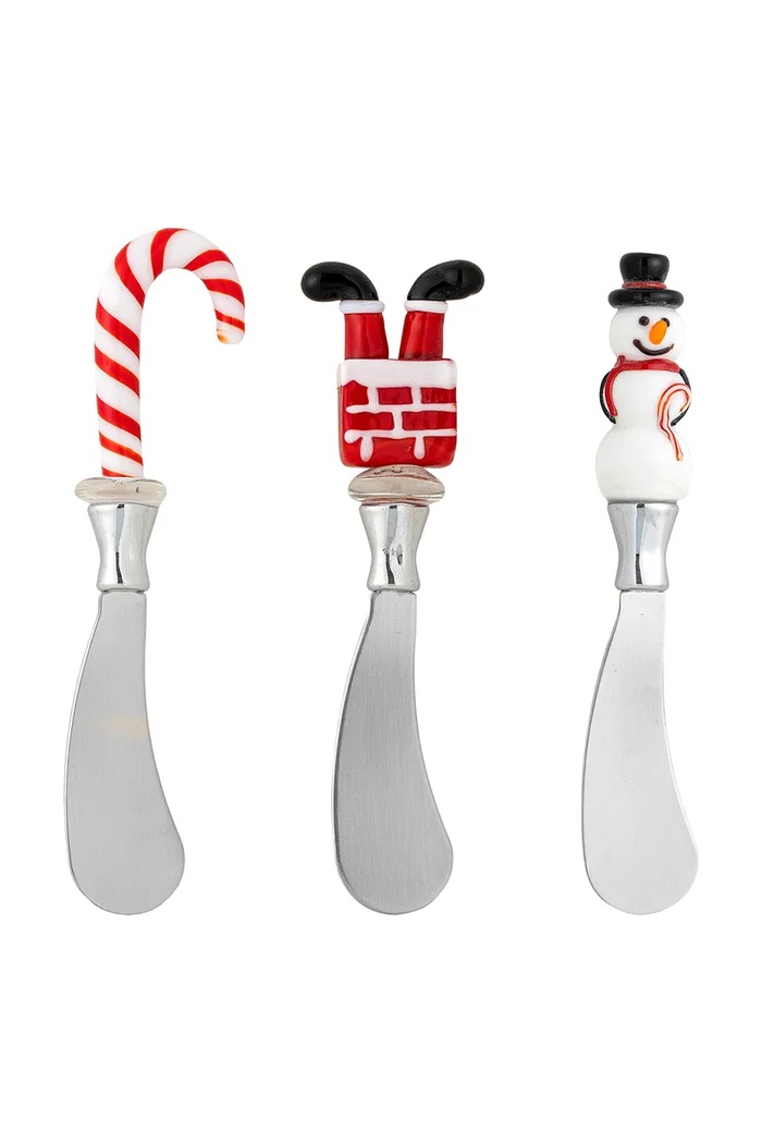 Bloomingville Komplet noży do masła ze stali nierdzewnej 3-pack Misa multicolor 82072957