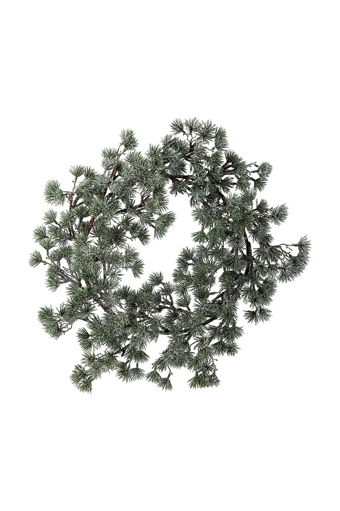 Bloomingville Wieniec świąteczny z tworzywa sztucznego Cedar 50 cm zielony 82061260