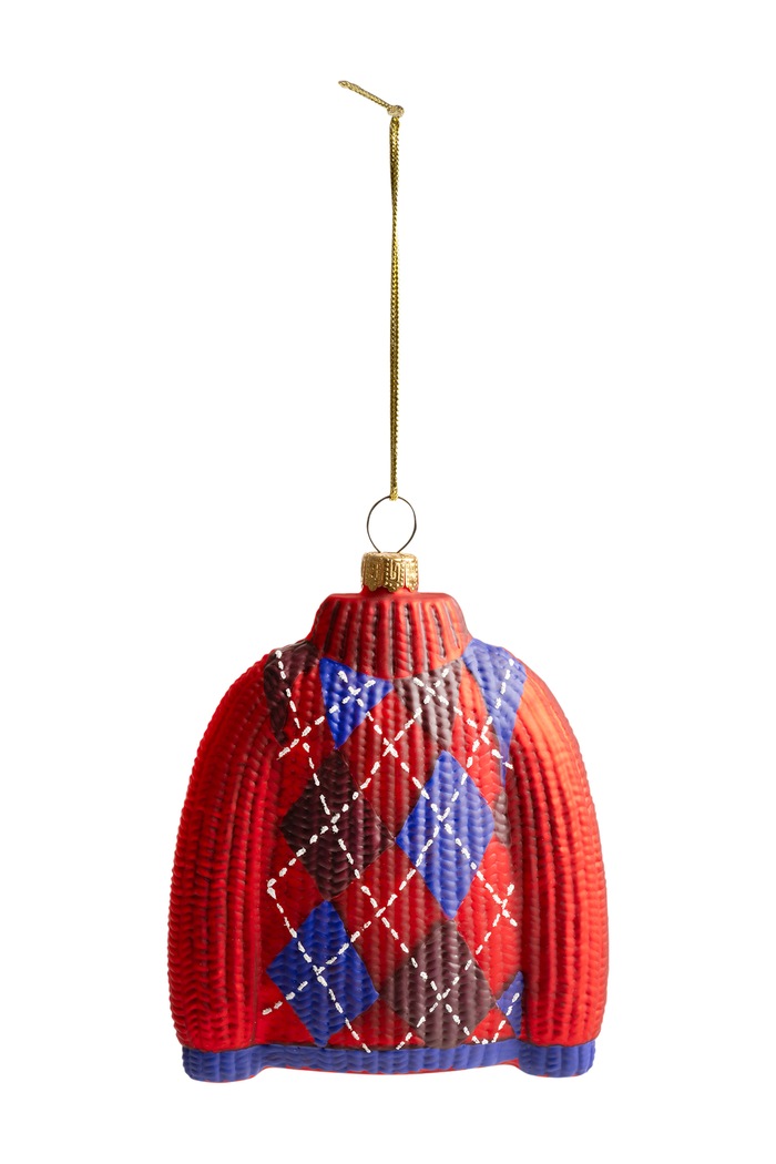 &k amsterdam Zawieszka świąteczna ze szkła multicolor 1226.70