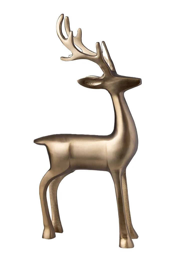 Villeroy & Boch Figurka świąteczna z aluminium Christmas Chic 44,5 cm złoty 14.8677.7425