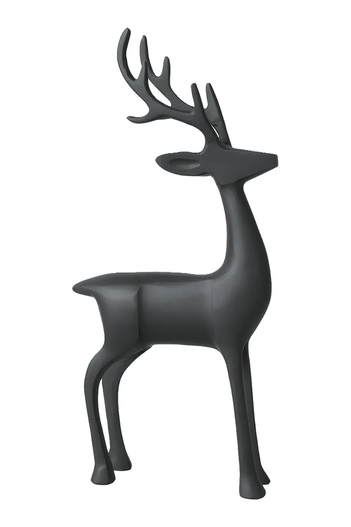 Villeroy & Boch Figurka świąteczna z aluminium Christmas Chic 44,5 cm czarny 14.8677.7405