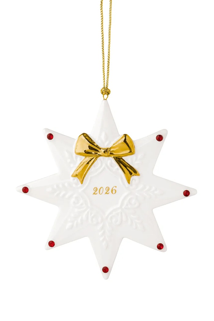 Villeroy & Boch Zawieszka świąteczna z porcelany Christmas Classics biały 14.8675.4365