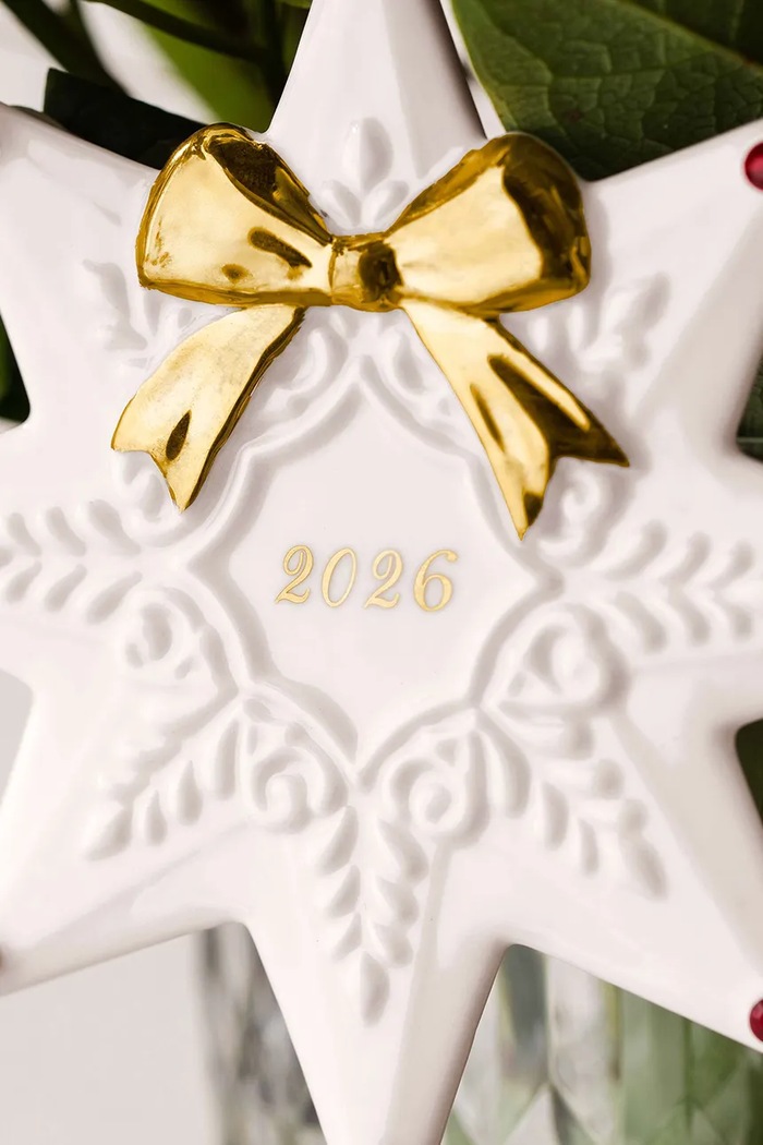 Lifestyle Villeroy & Boch Zawieszka świąteczna z porcelany Christmas Classics 14.8675.4365 biały