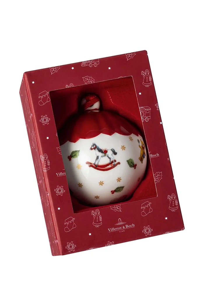 Villeroy & Boch Zawieszka świąteczna z porcelany Toy's Delight 14.8659.6851 multicolor AA00