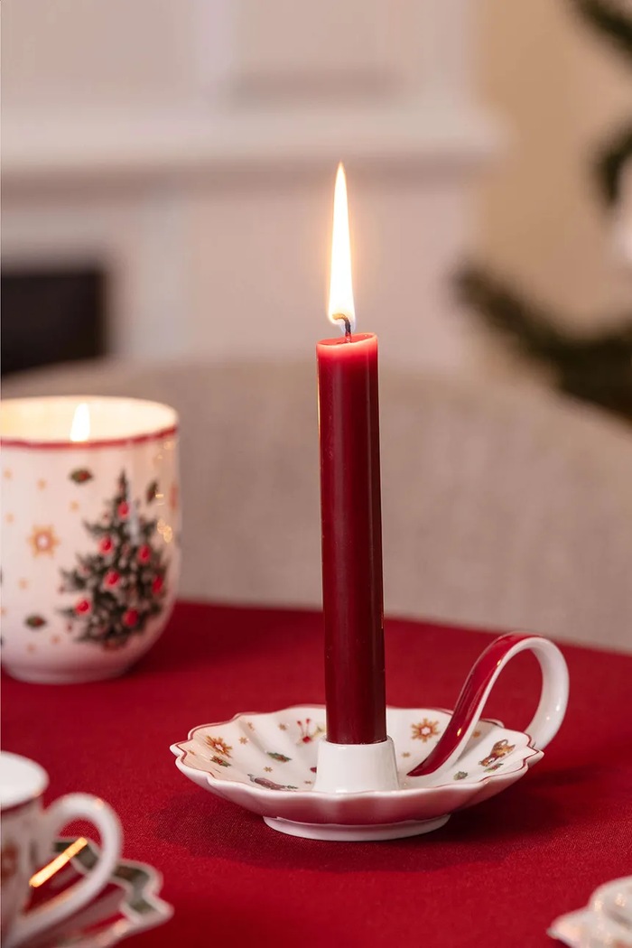 Villeroy & Boch Świecznik świąteczny z porcelany Toy's Delight 14.8659.3961 multicolor AA00