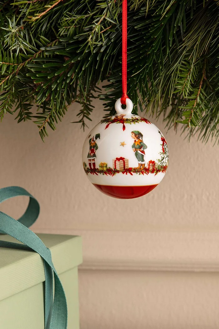 Villeroy & Boch Bombka choinkowa z porcelany Annual Christmas Edition 14.8626.6878 multicolor AA00