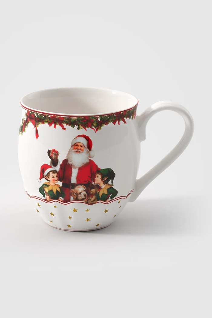 Villeroy & Boch Kubek świąteczny z porcelany Annual Christmas Edition multicolor 14.8626.4863