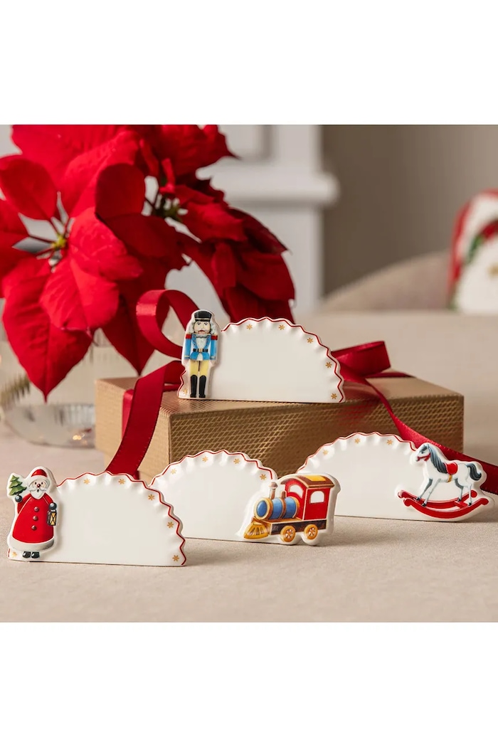 Villeroy & Boch Zestaw winietek świątecznych z porcelany Toy's Delight 14.8585.5861 multicolor AA00