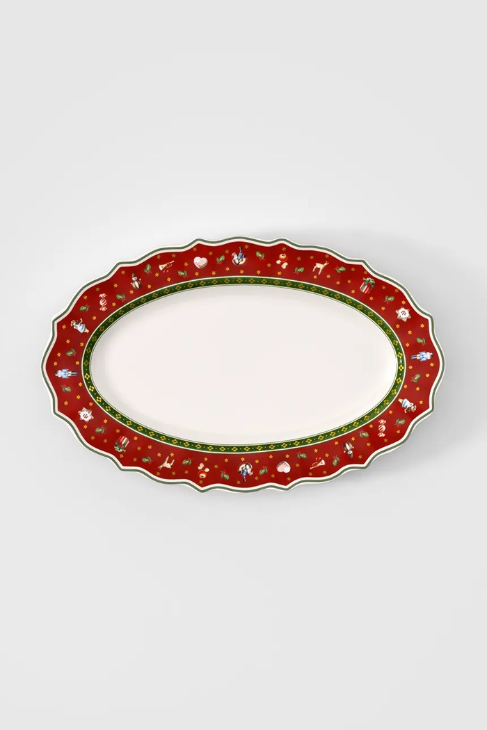 Villeroy & Boch Półmisek świąteczny z porcelany Toy's Delight multicolor 14.8585.2920