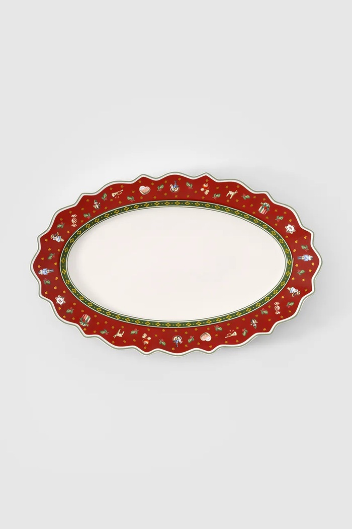 Villeroy & Boch Półmisek świąteczny z porcelany Toy's Delight multicolor 14.8585.2910