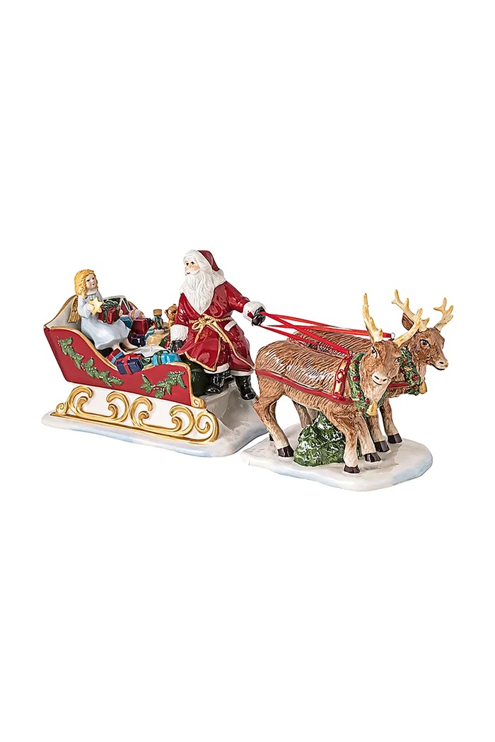Villeroy & Boch Figurka świąteczna z porcelany Christmas Toys multicolor 14.8327.6644