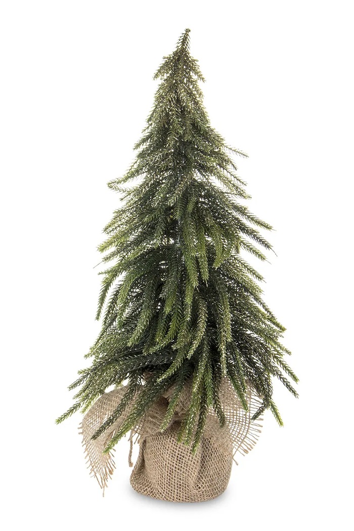 Choinka dekoracyjna z tworzywa sztucznego 44 cm zielony 134056