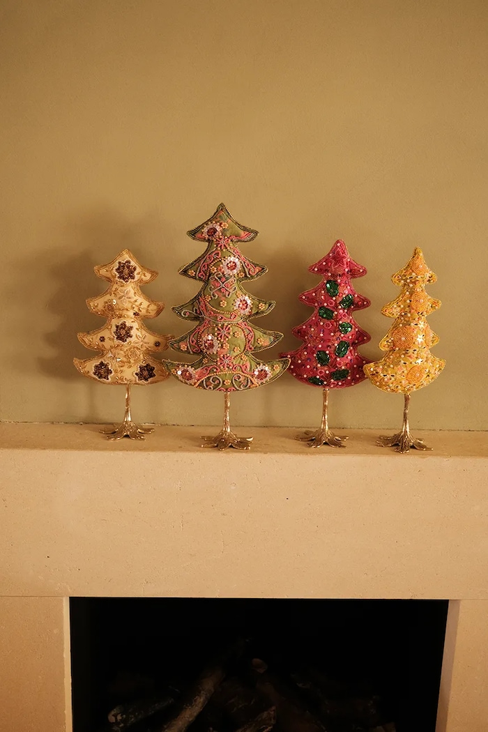 Doing Goods Choinka dekoracyjna mosiężna 15 x 9,5 x 30 cm 1.60.50.053.005.3 multicolor AA00