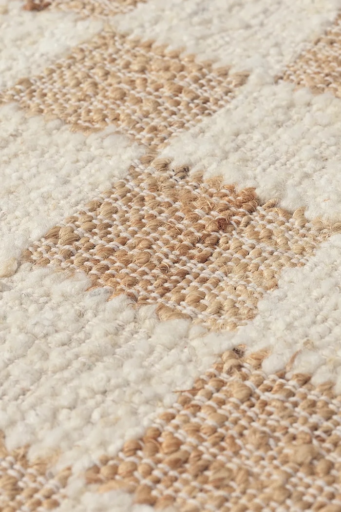 Tepih s dodatkom vune ferm LIVING Check 1104268672 šarena AA00