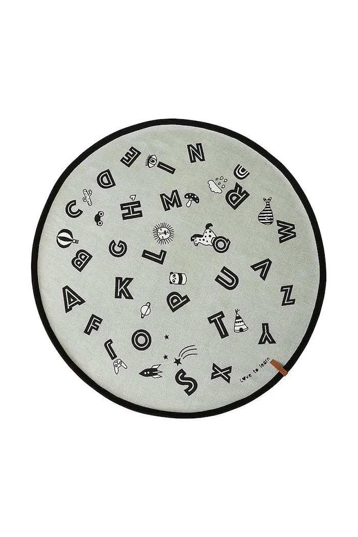 Koberec OYOY The Alphabet Rug O120 cm viacfarebná 1100511