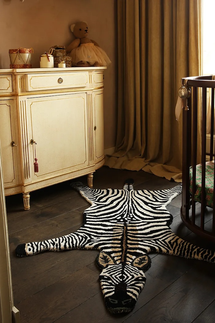 Μάλλινο χαλί Doing Goods Stripey Zebra L/152 x 109 cm πολύχρωμο 1.45.10.074.900.5