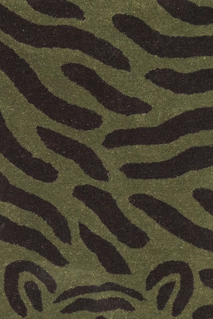 Vlnený koberec ferm LIVING Safari Tufted Rug 118 x 160 cm 9071 zelená AA00