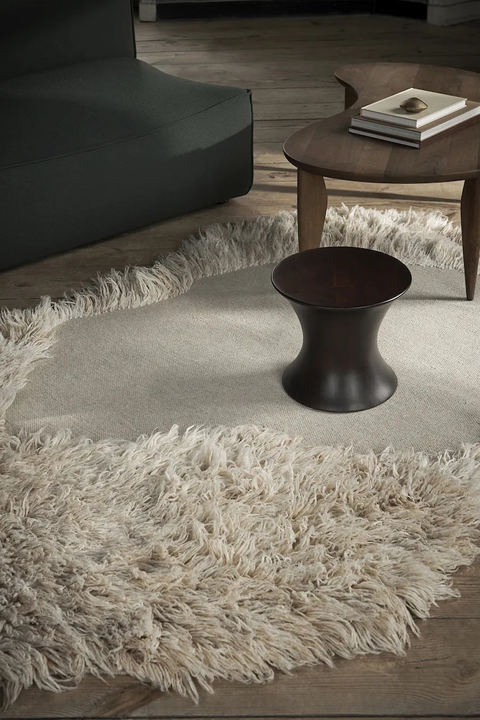 ferm LIVING covor de lână Norte Rug 150 x 200 cm bej 1104268204