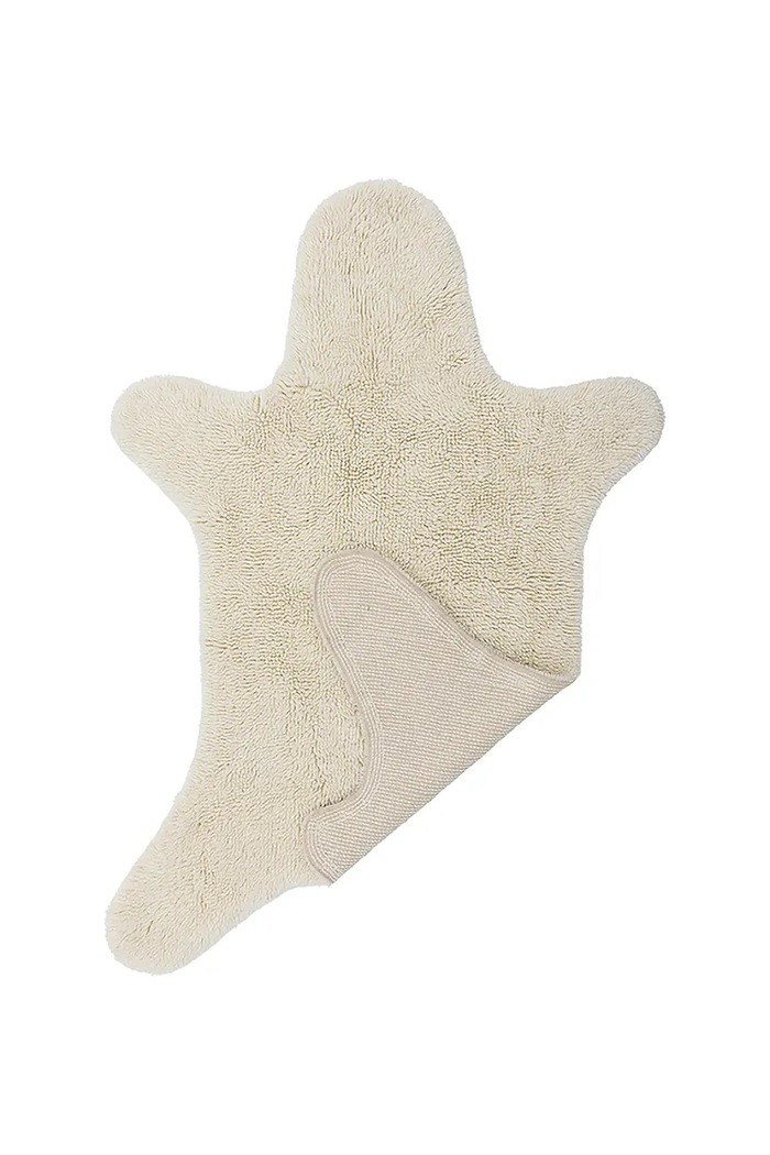 Bloomingville gyapjú szőnyeg Bear 200 x 140 cm 82066549 bézs AA00