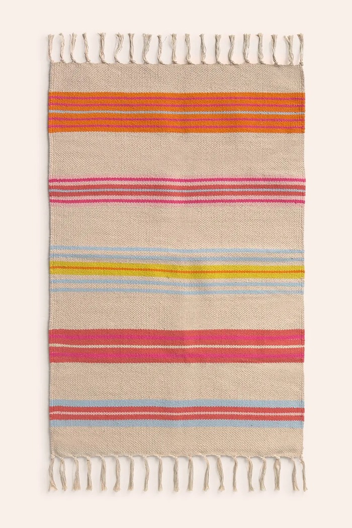 Calma House dywanik bawełniany Alfombra 60 x 90 cm multicolor PERU.90.MUL