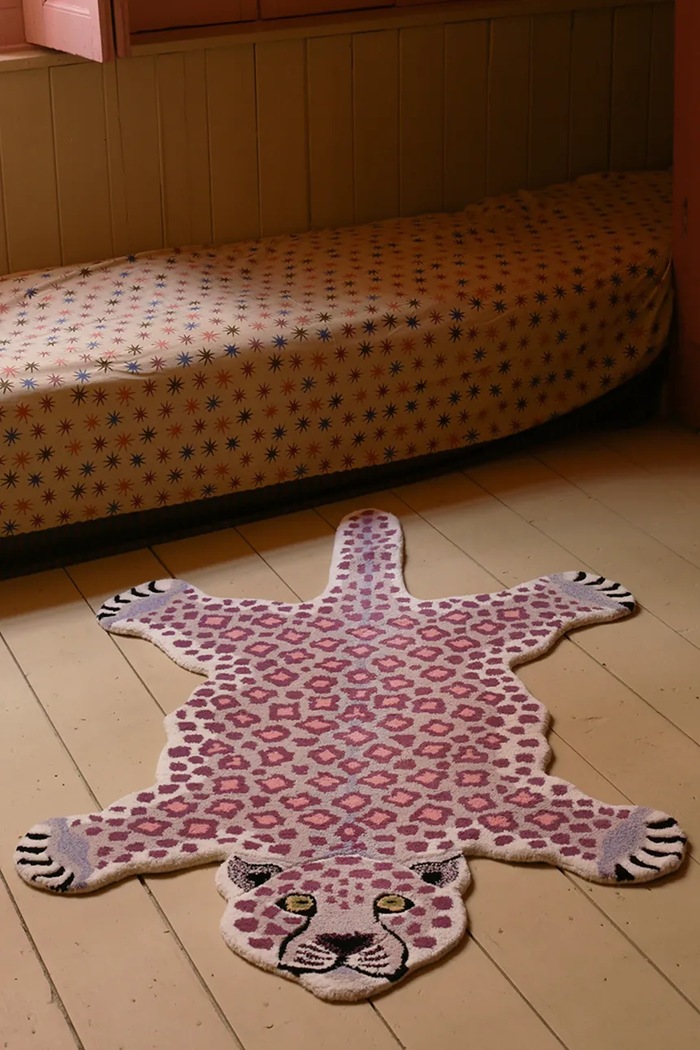 Doing Goods dywan wełniany Lilly Leopard 155 x 93 x 2 cm multicolor 1.45.10.104.040.5