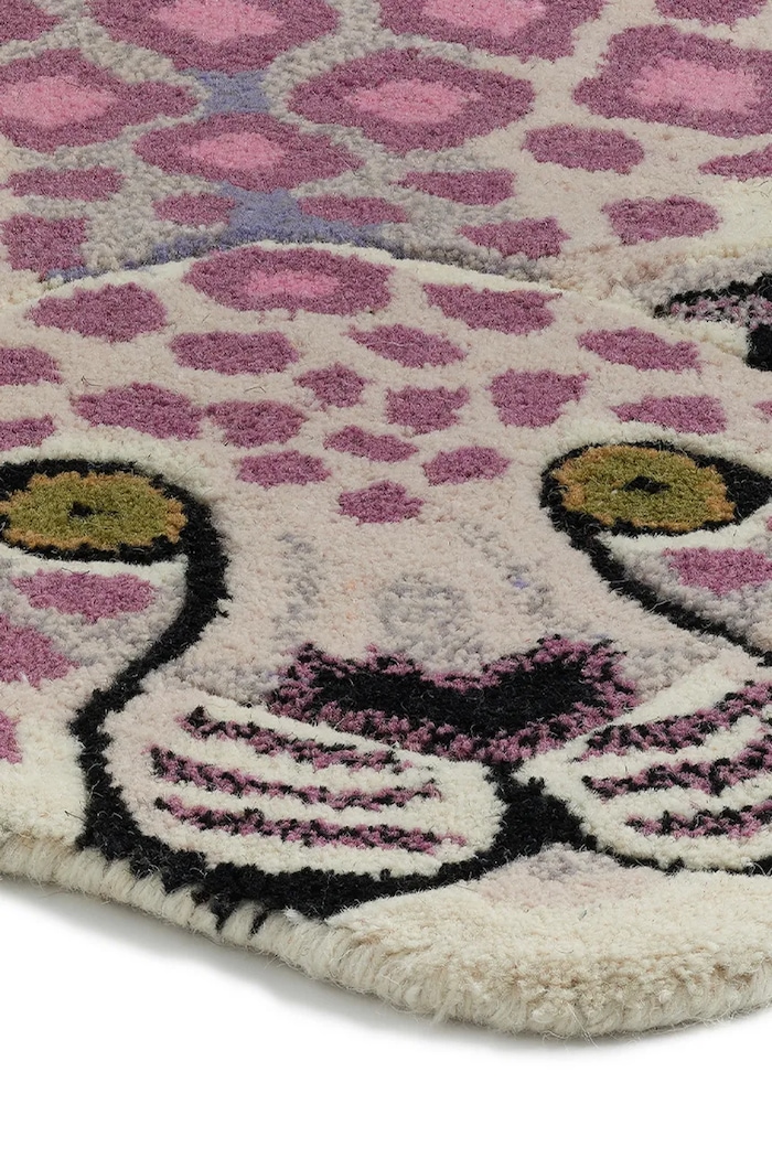 Salon i sypialnia Doing Goods dywan wełniany Lilly Leopard 155 x 93 x 2 cm 1.45.10.104.040.5 multicolor