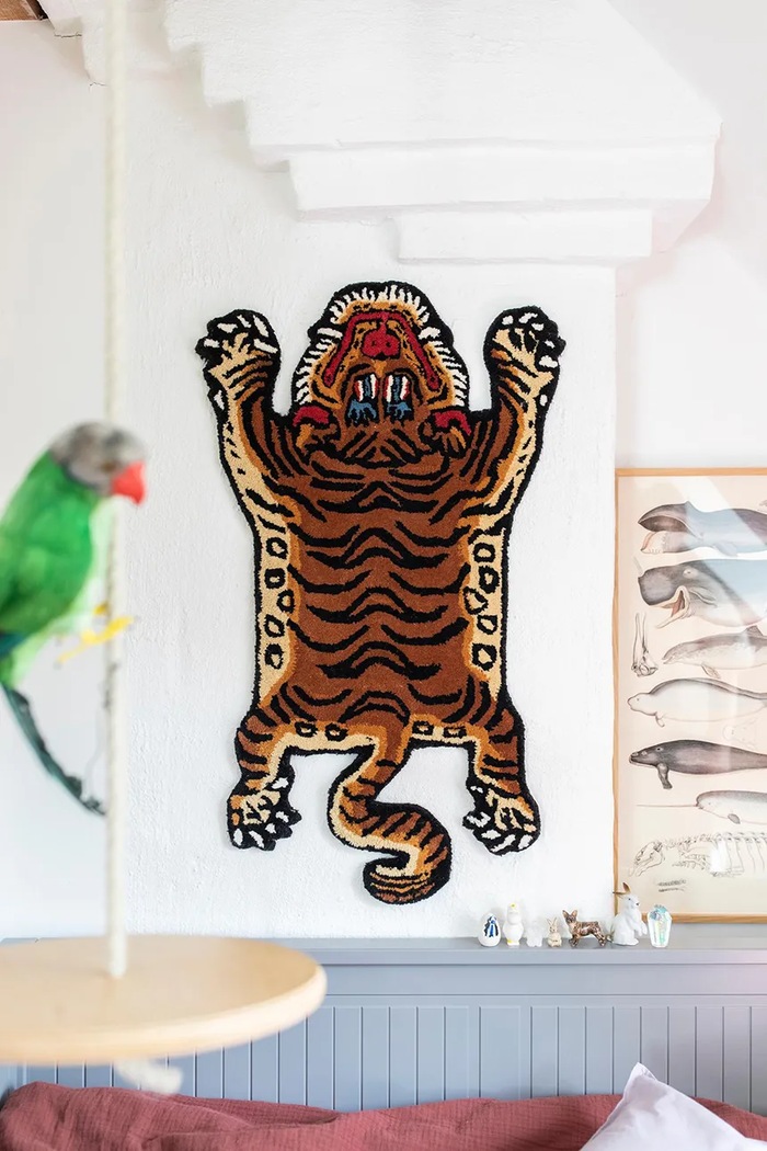 Bongusta dywan wełniany Tiger 50 x 85 cm BON24 multicolor AA00