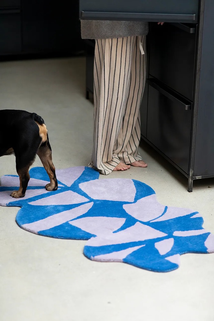 Vlnený koberec Bongusta Electro Rug 80 x 130 cm BON85.5715648001566 viacfarebná AA00